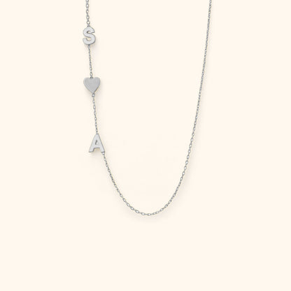 Personalised Letter Initials Necklace