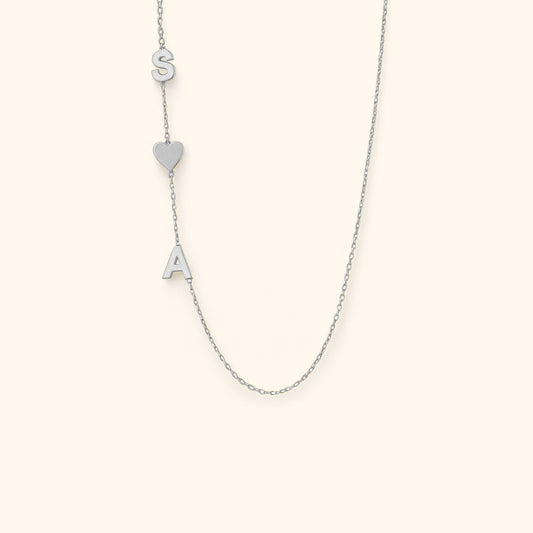 Personalised Letter Initials Necklace