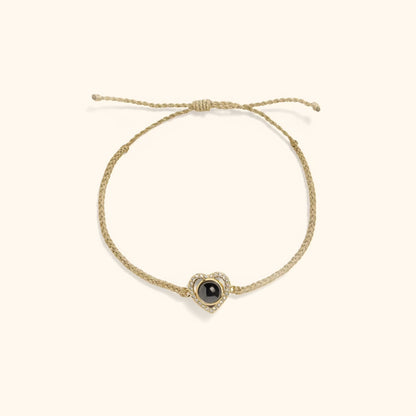 Love Memory Heart Photo Bracelet