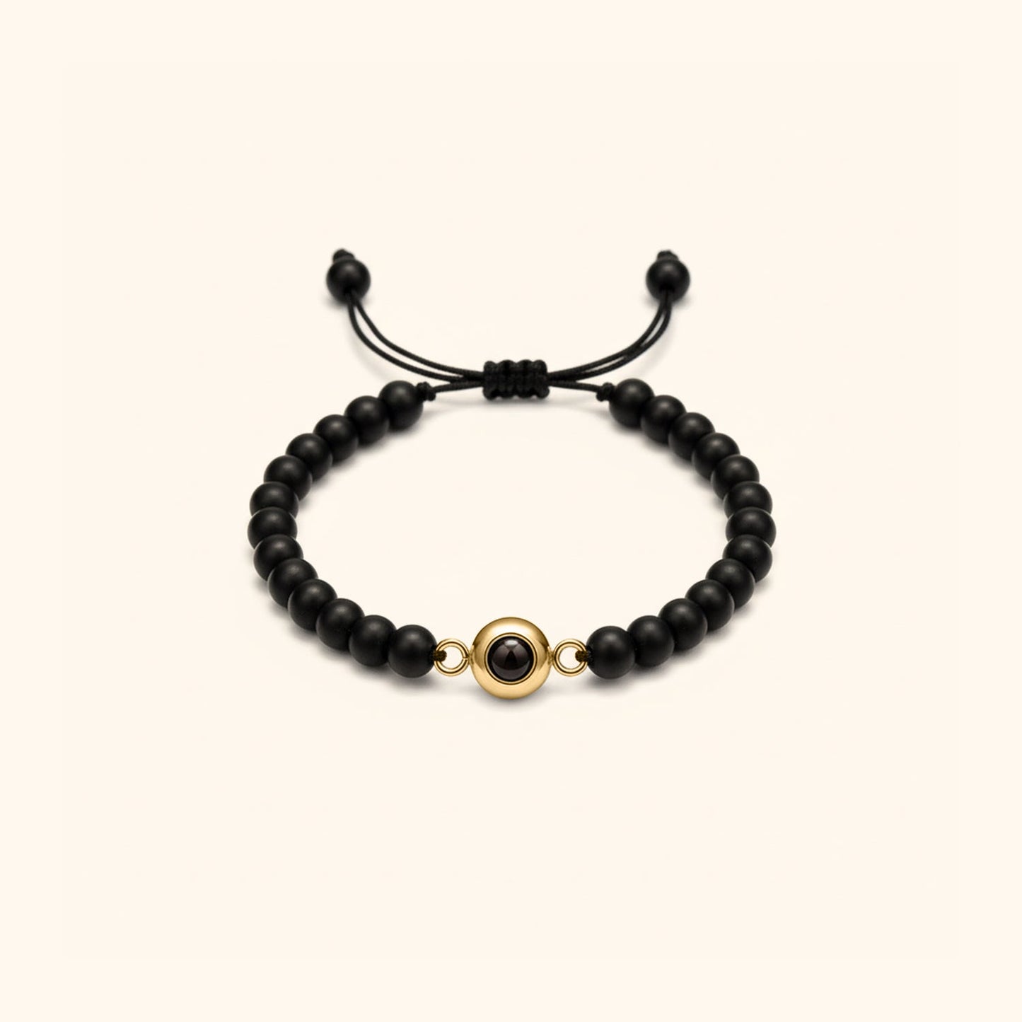 Elegant Pearl Photo Bracelet