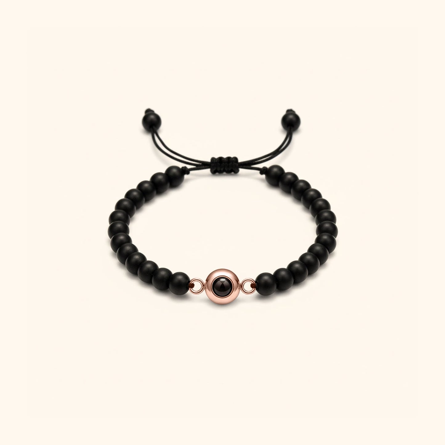 Elegant Pearl Photo Bracelet