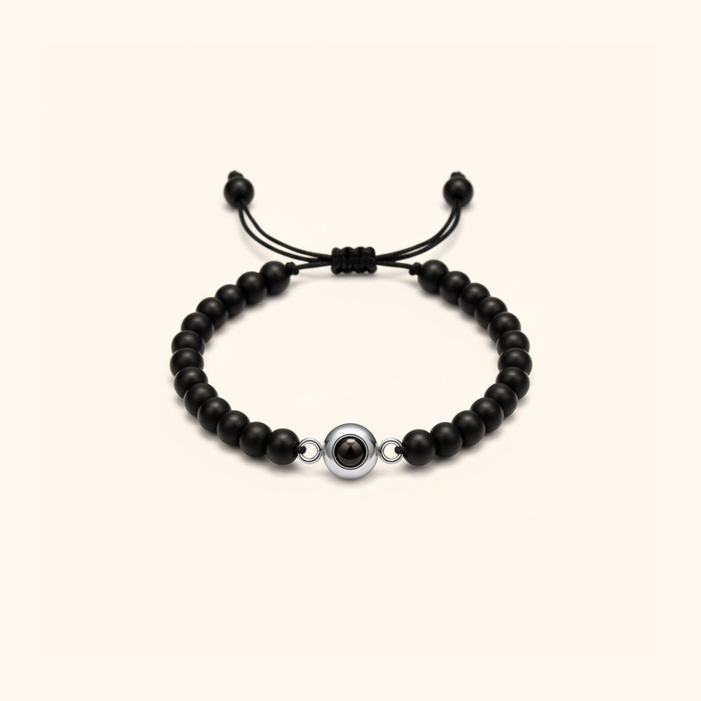 Elegant Pearl Photo Bracelet
