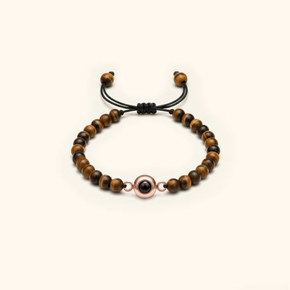 Elegant Pearl Photo Bracelet