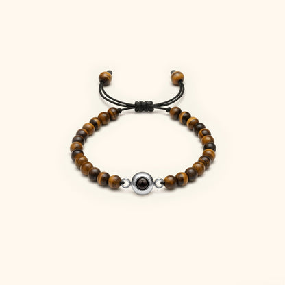 Elegant Pearl Photo Bracelet