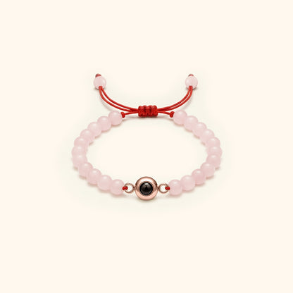 Elegant Pearl Photo Bracelet
