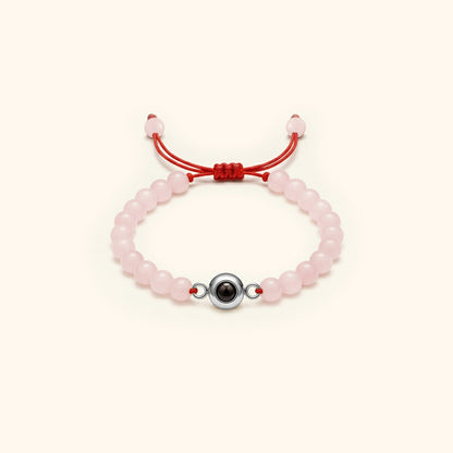 Elegant Pearl Photo Bracelet