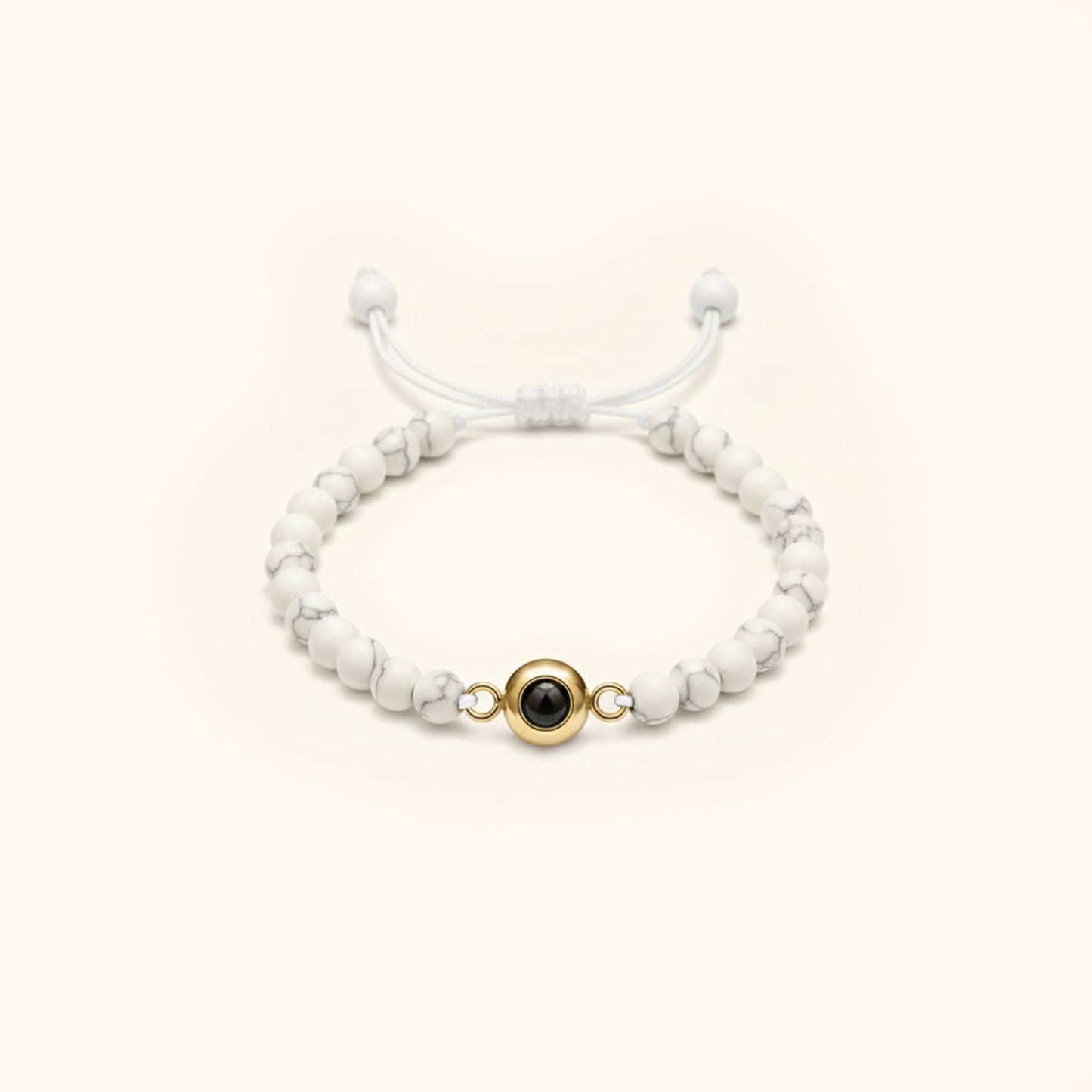 Elegant Pearl Photo Bracelet