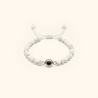 Elegant Pearl Photo Bracelet