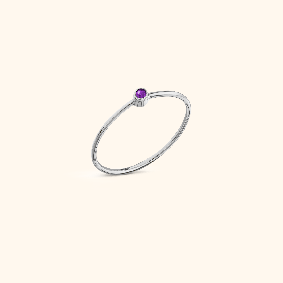 Sparkling Ring with Birthstone