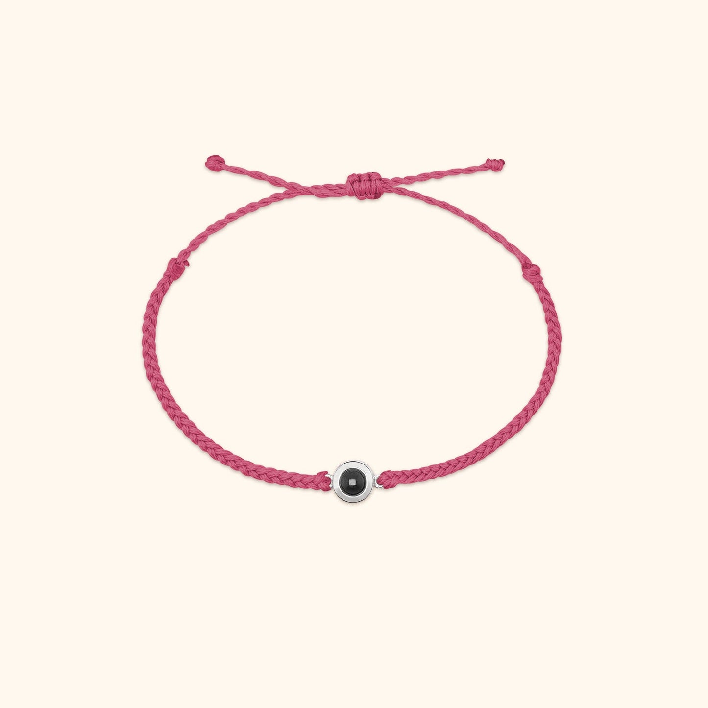 Personalised Circle Photo Bracelet