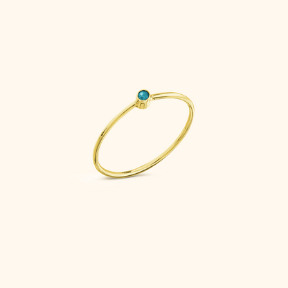 Sparkling Ring with Birthstone
