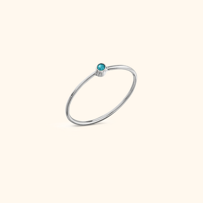 Sparkling Ring with Birthstone