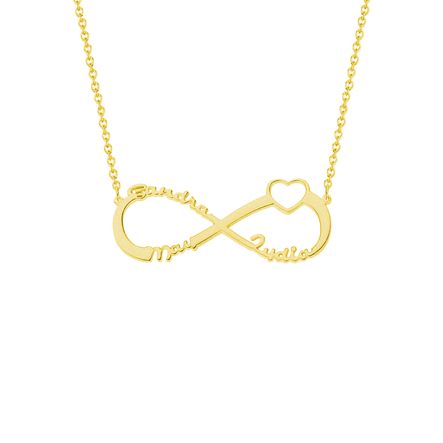 Eternity Necklace with Love Names