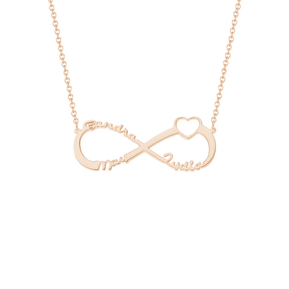 Eternity Necklace with Love Names