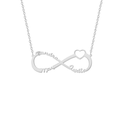 Eternity Necklace with Love Names