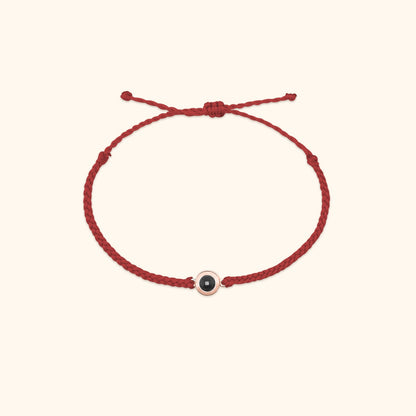 Personalised Circle Photo Bracelet