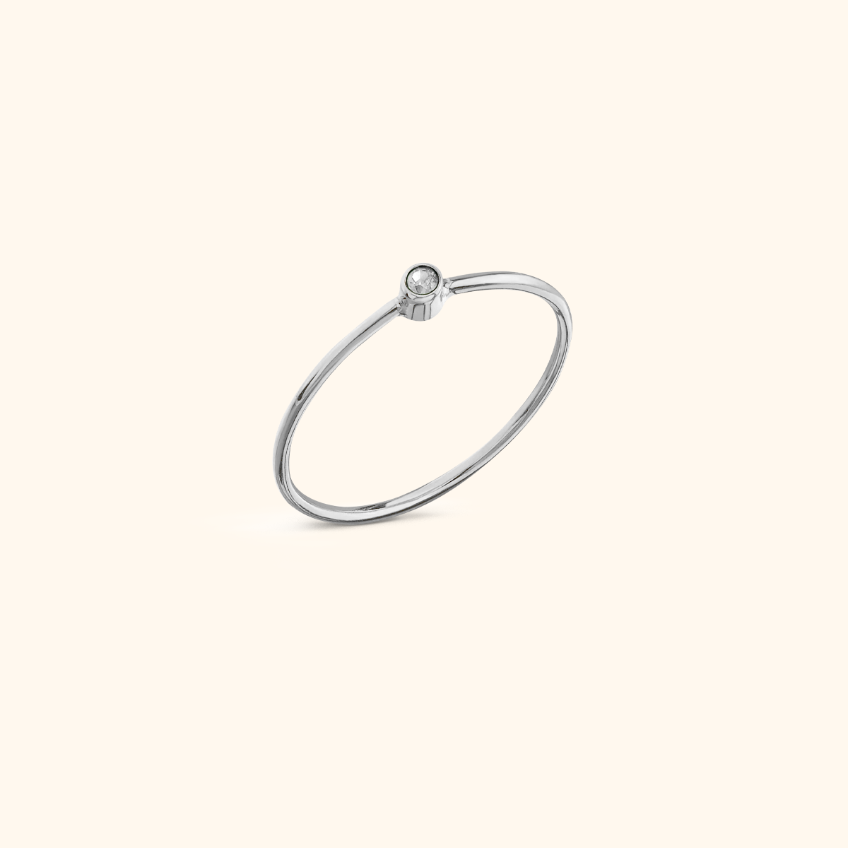 Sparkling Ring with Birthstone