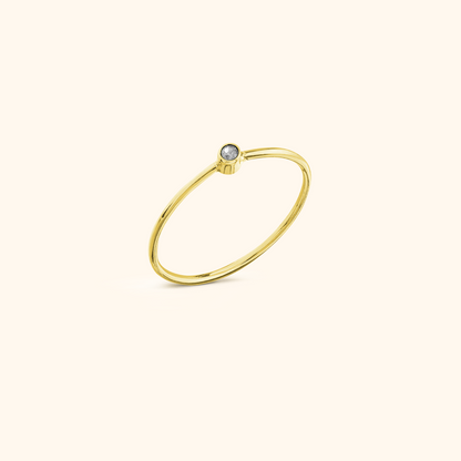 Sparkling Ring with Birthstone