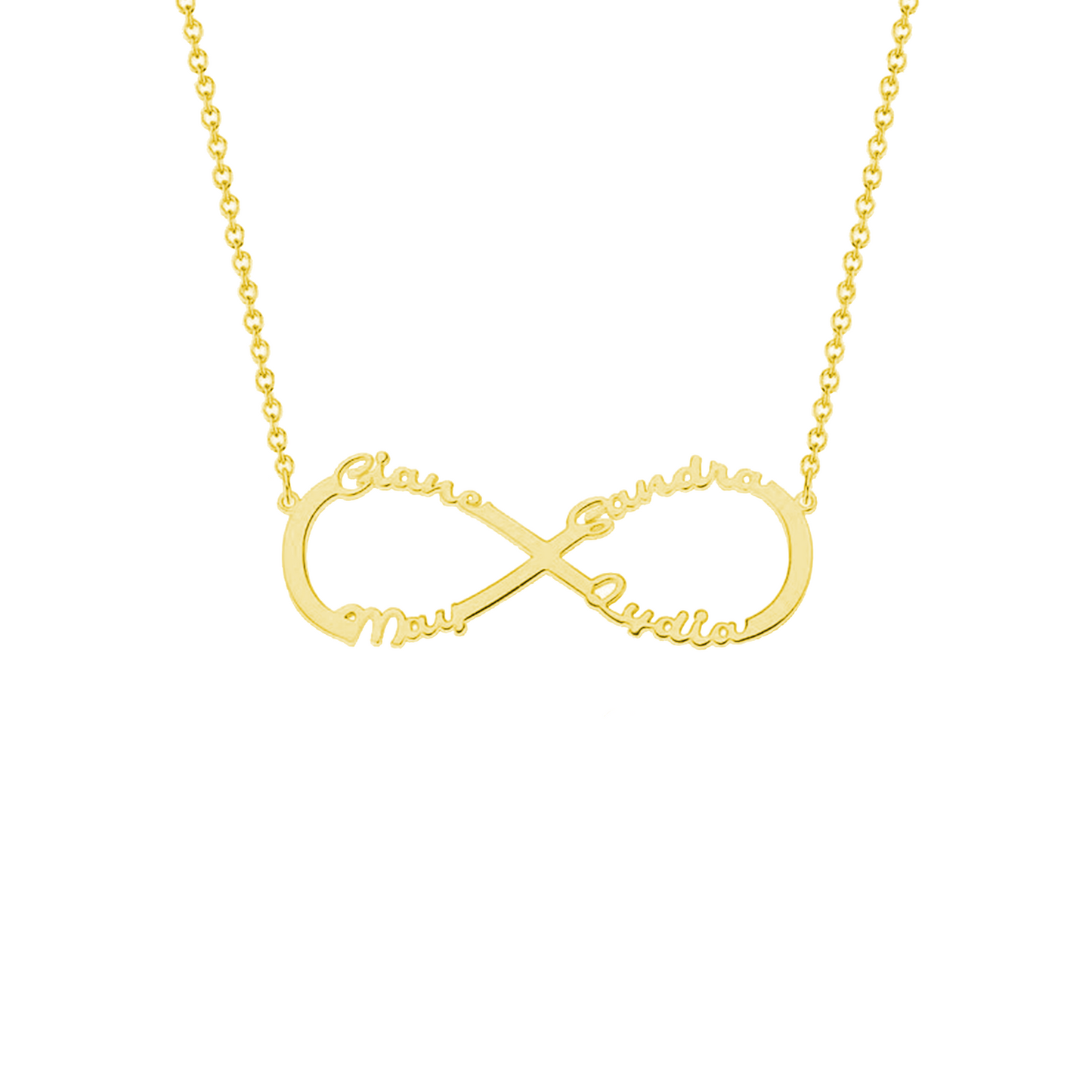 Eternity Necklace with Love Names
