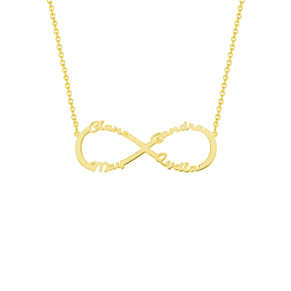 Eternity Necklace with Love Names