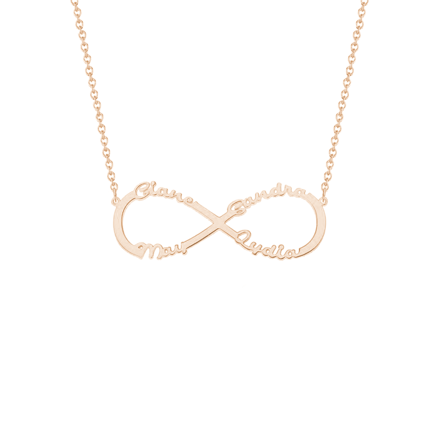Eternity Necklace with Love Names