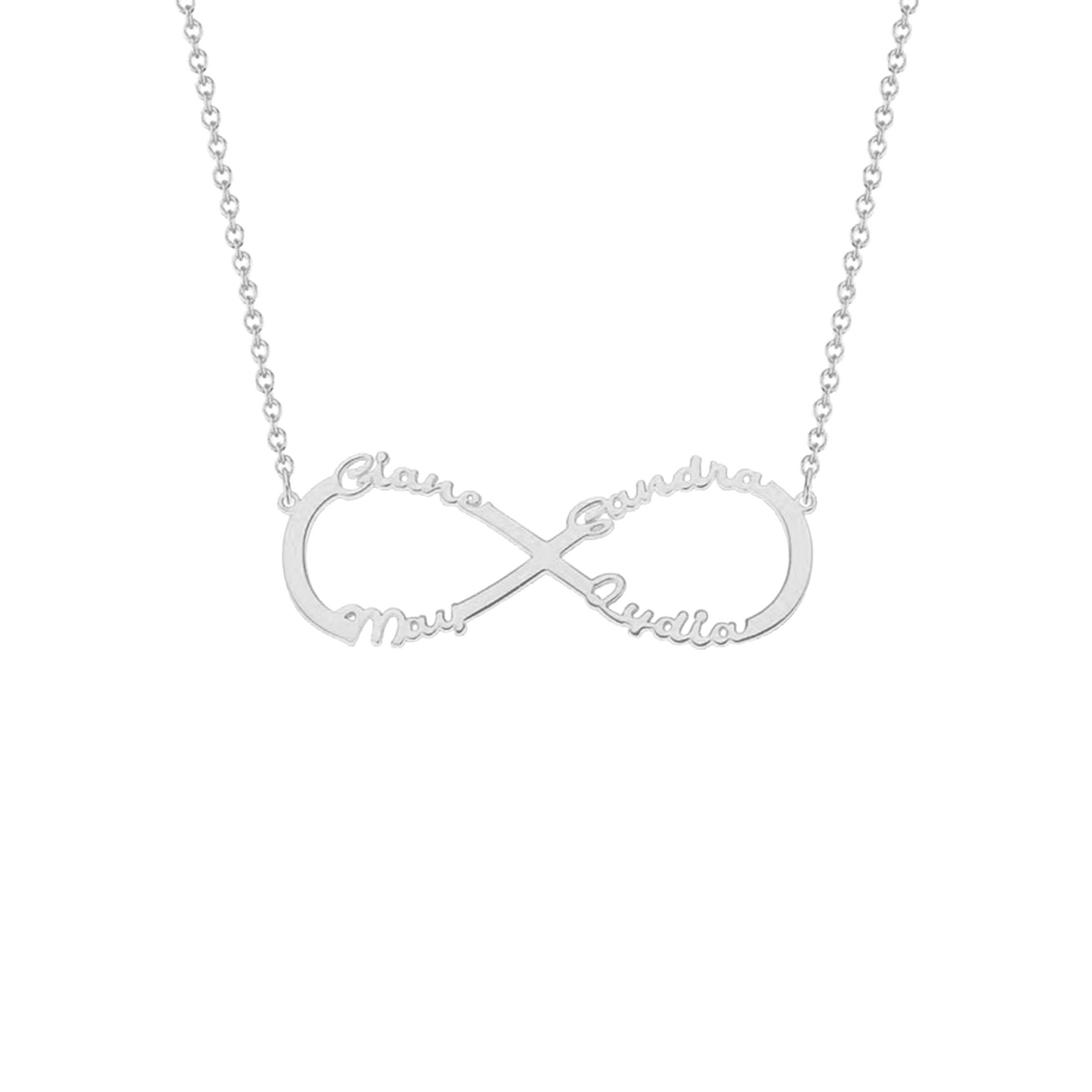 Eternity Necklace with Love Names