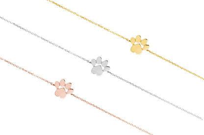 Customisable Paw Print Bracelet