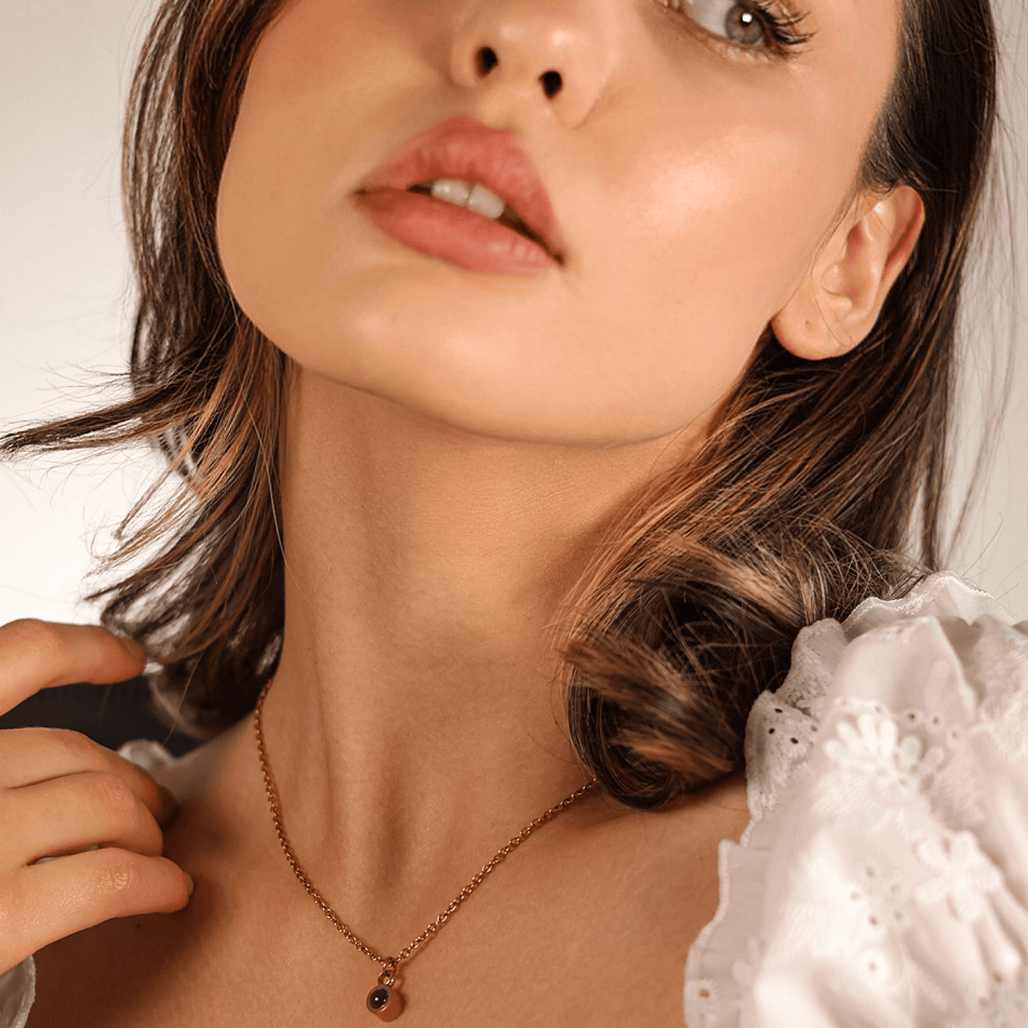 Personalised Circular Photo Necklace