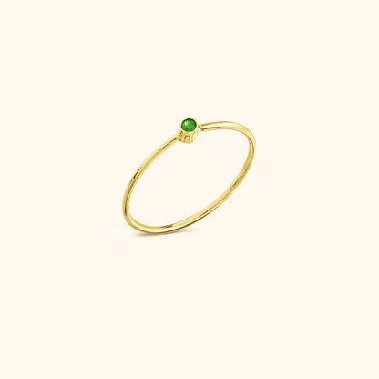 Sparkling Ring with Birthstone