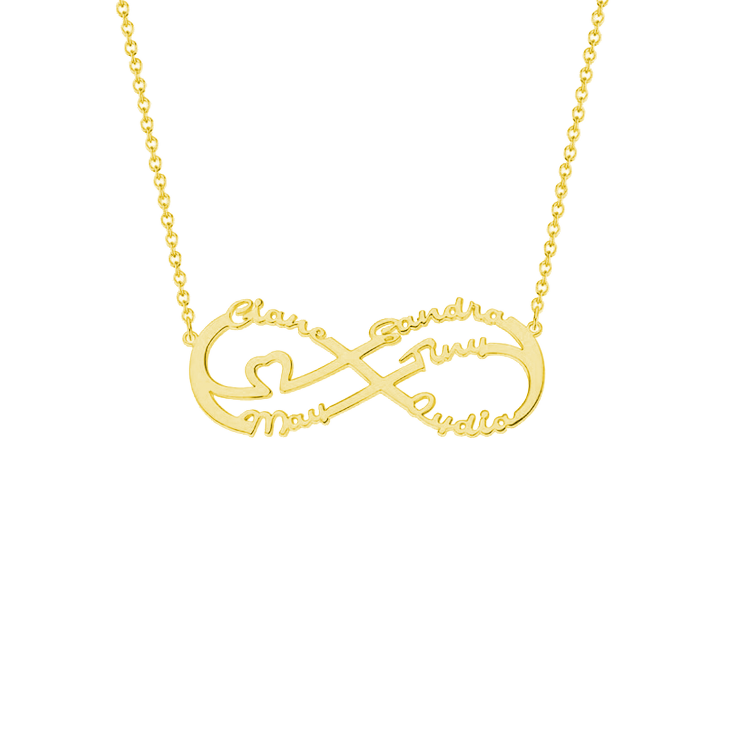 Eternity Necklace with Love Names