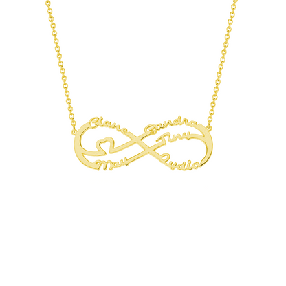 Eternity Necklace with Love Names