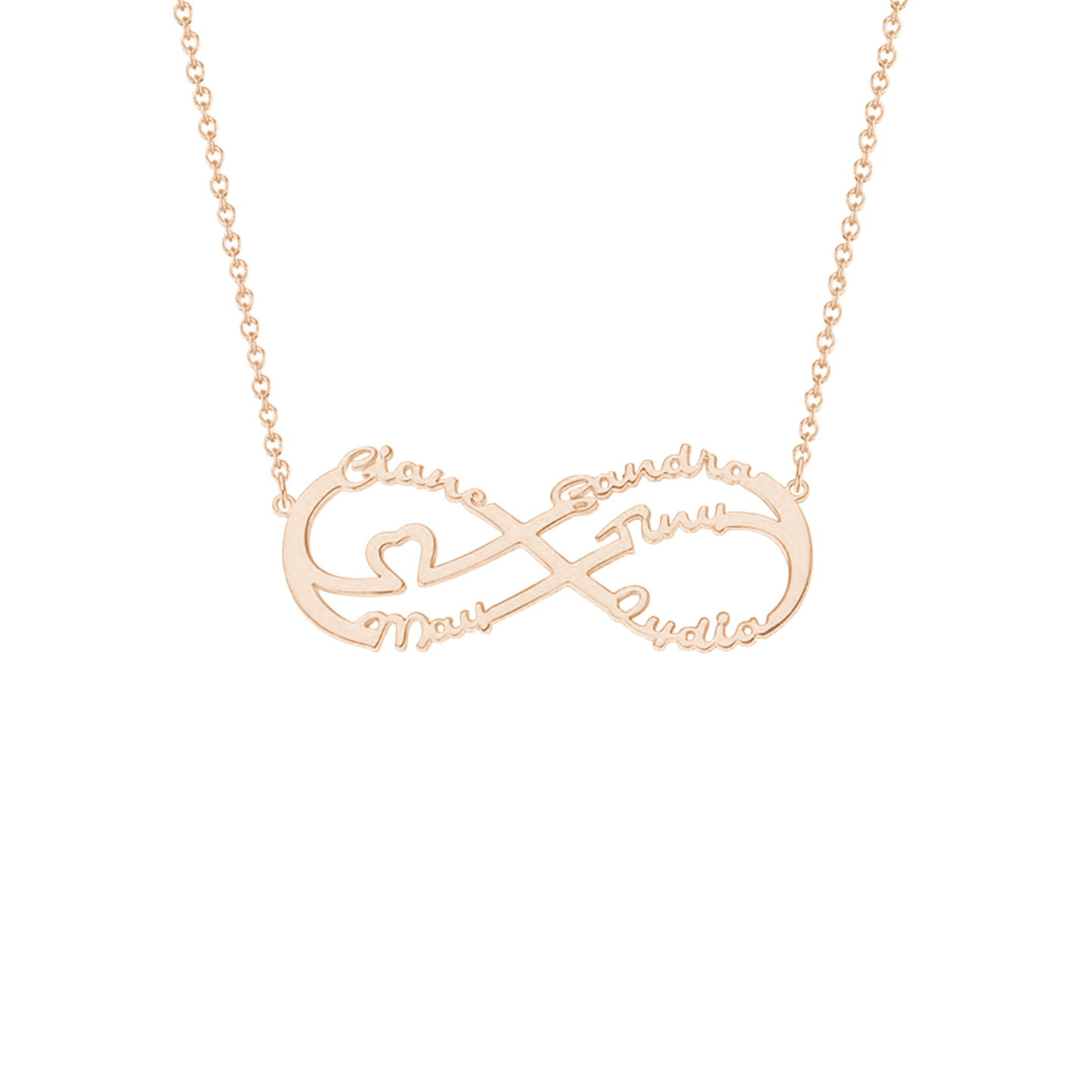 Eternity Necklace with Love Names
