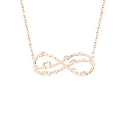 Eternity Necklace with Love Names