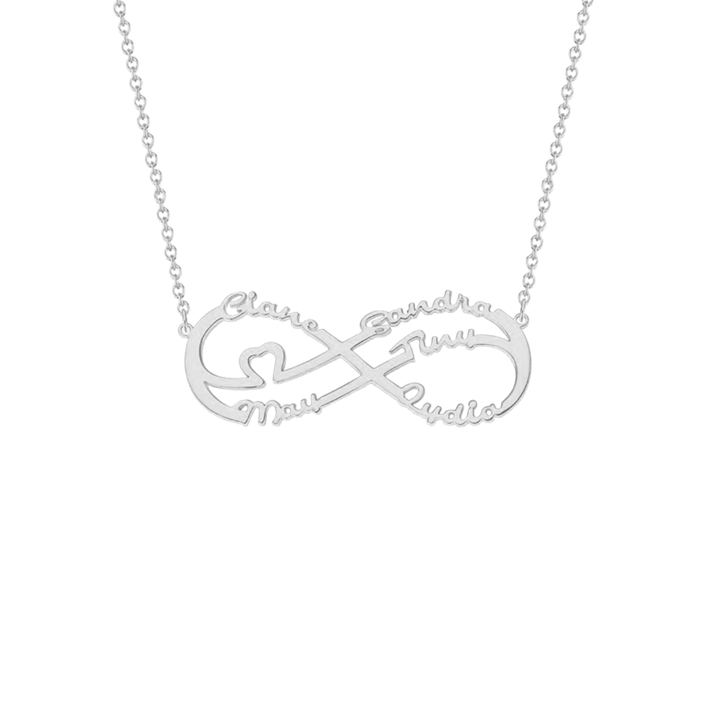 Eternity Necklace with Love Names