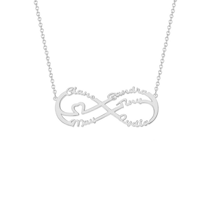 Eternity Necklace with Love Names