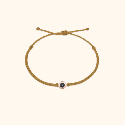 Personalised Circle Photo Bracelet