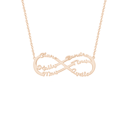 Eternity Necklace with Love Names