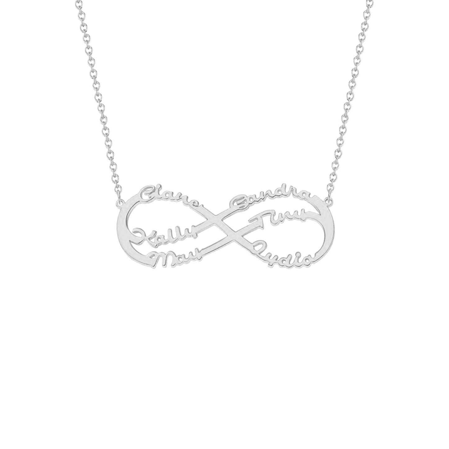 Eternity Necklace with Love Names