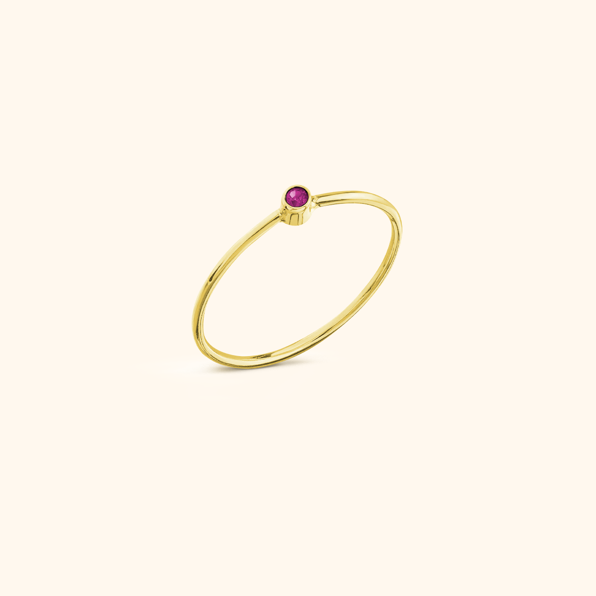 Sparkling Ring with Birthstone