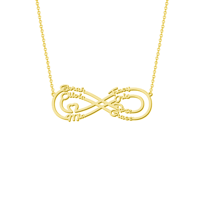 Eternity Necklace with Love Names