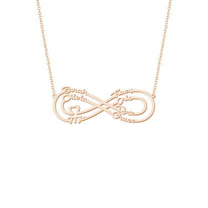 Eternity Necklace with Love Names