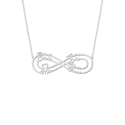 Eternity Necklace with Love Names