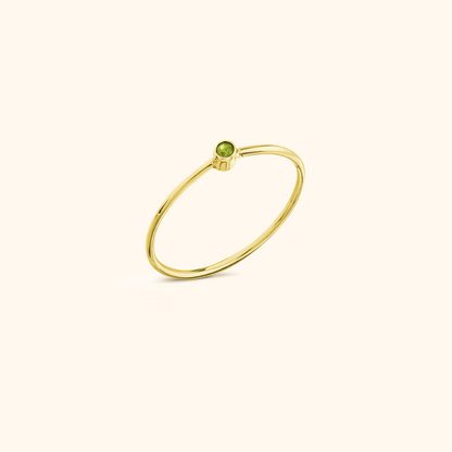 Sparkling Ring with Birthstone