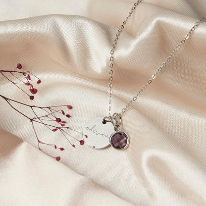 Personalised Birthstone Necklace