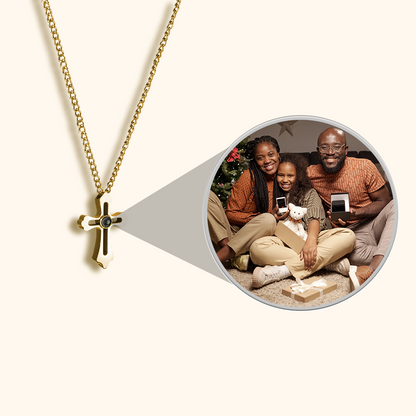 Creed Necklace with Projection Pendant