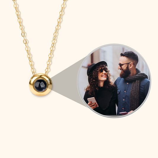 Spherical Photo Projection Necklace