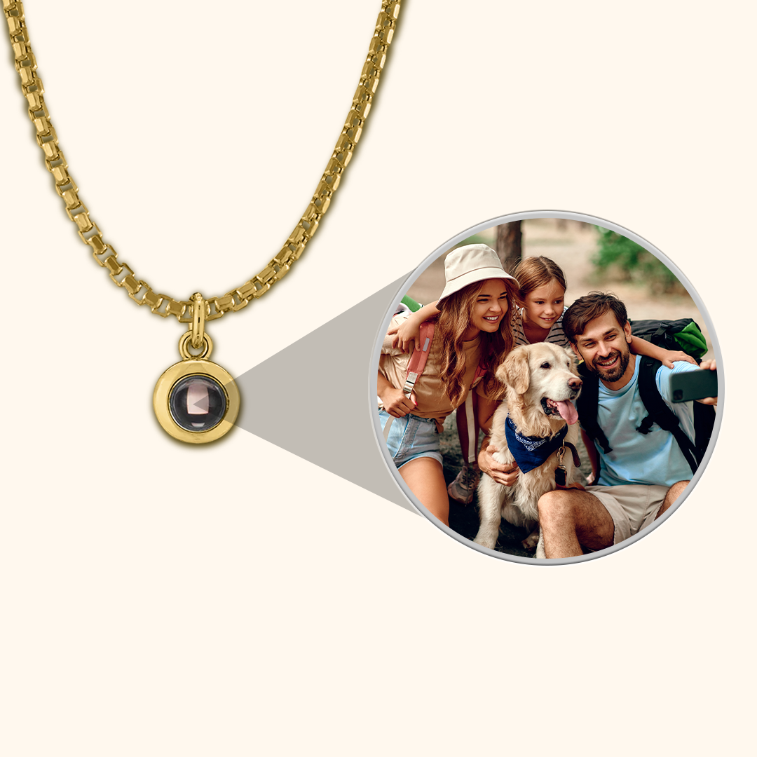 Creature Necklace with Projection Pendant