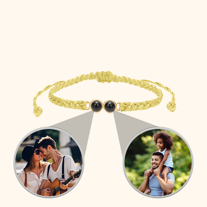 Photo Bracelet with Double Projection Charm