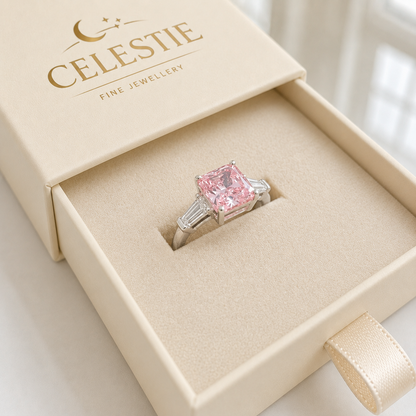 Pink Verve Ring | White Gold
