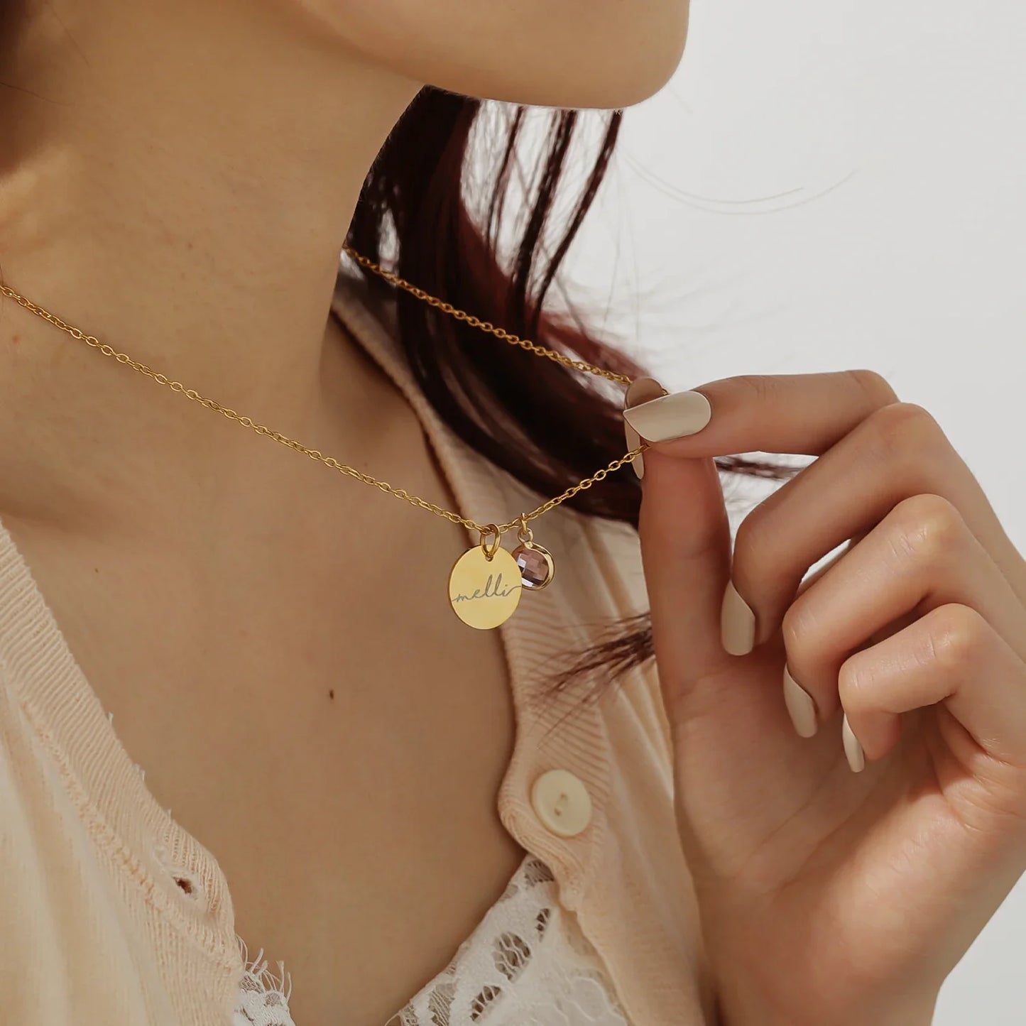 Personalised Birthstone Necklace
